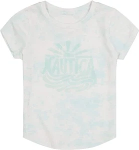 Nautica Girls' Short Sleeve Tie-Dye Graphic T-Shirt Blue Light Tie-Dye 4T - Picture 1 of 6