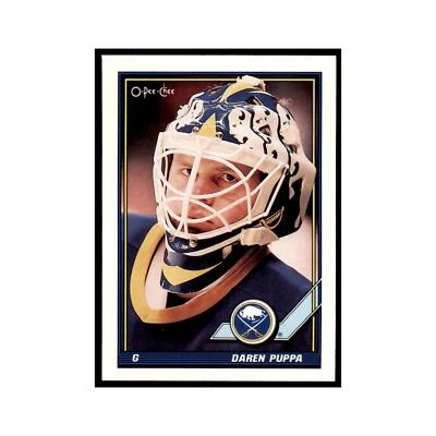 Daren Puppa 1991 O-Pee-Chee #333 Buffalo Sabres Hockey Card NM - Image 1 of 3