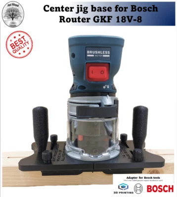 Bosch GKF 18V-8 Center jig base router Groove Jig Milling Slotting Made in UK - Image 1 of 4