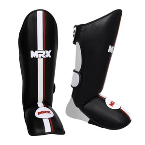 MMA Leg Foot Guards Muay Thai Shin Instep Pads Kick Boxing Guard Protector - Picture 1 of 48