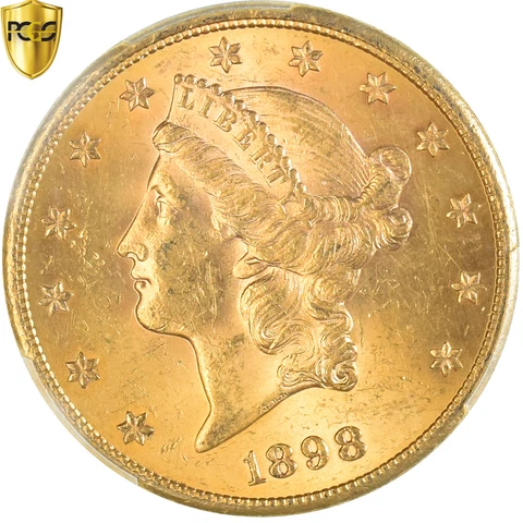 [#869525] Coin, United States, Liberty Head, $20, Double Eagle, 1898, San Franci Cover
