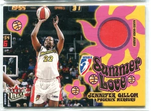 2002 Fleer Ultra WNBA Jennifer Gillom Summer Love GU JERSEY RELIC MERCURY - Picture 1 of 1