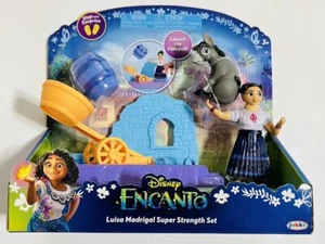 Disney Encanto Luisa Madrigal Super Forza Bambola 3” Set 4 Pezzi Nuova - Foto 1 di 5