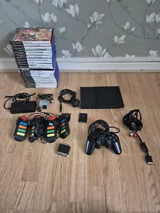 Playstation 2 Ps2 Slim, 20 Spiele 1 Controller, Memory Card & Extras gebraucht - Bild 1 von 9