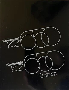 1977 Kawasaki KZ650 and KZ650 Custom 4-page brochure-literature - Picture 1 of 3