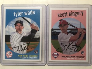 2018 Topps Archives Tyler Wade/Scott Kingery RC-35th Anvsry, Christian Yelich 