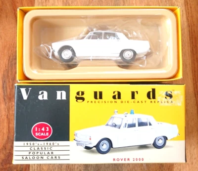 Corgi Lledo Vanguards VA27001 Rover 2000 Police Car NEW - Image 1 of 3
