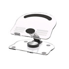 Acrylic Tablet Stand Desktop Foldable Holder 360° Rotation Base Clear Bracket A