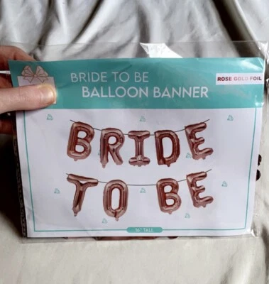 Globos rosa novia para ducha nupcial Foto 1 de 2