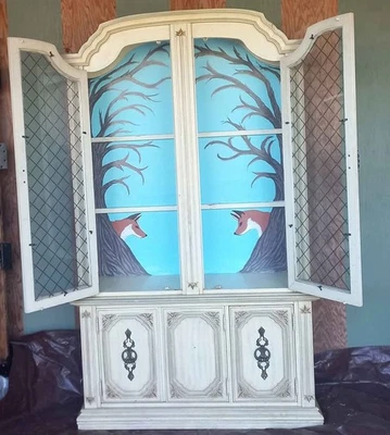 Sauces y zorros pintados a mano estilo inglés Stanley Hutch Foto 1 de 2