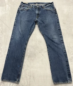 Polo Ralph Lauren Jean 36x32 Blue Wash Hampton Straight Authentic Dungaree - Picture 1 of 20