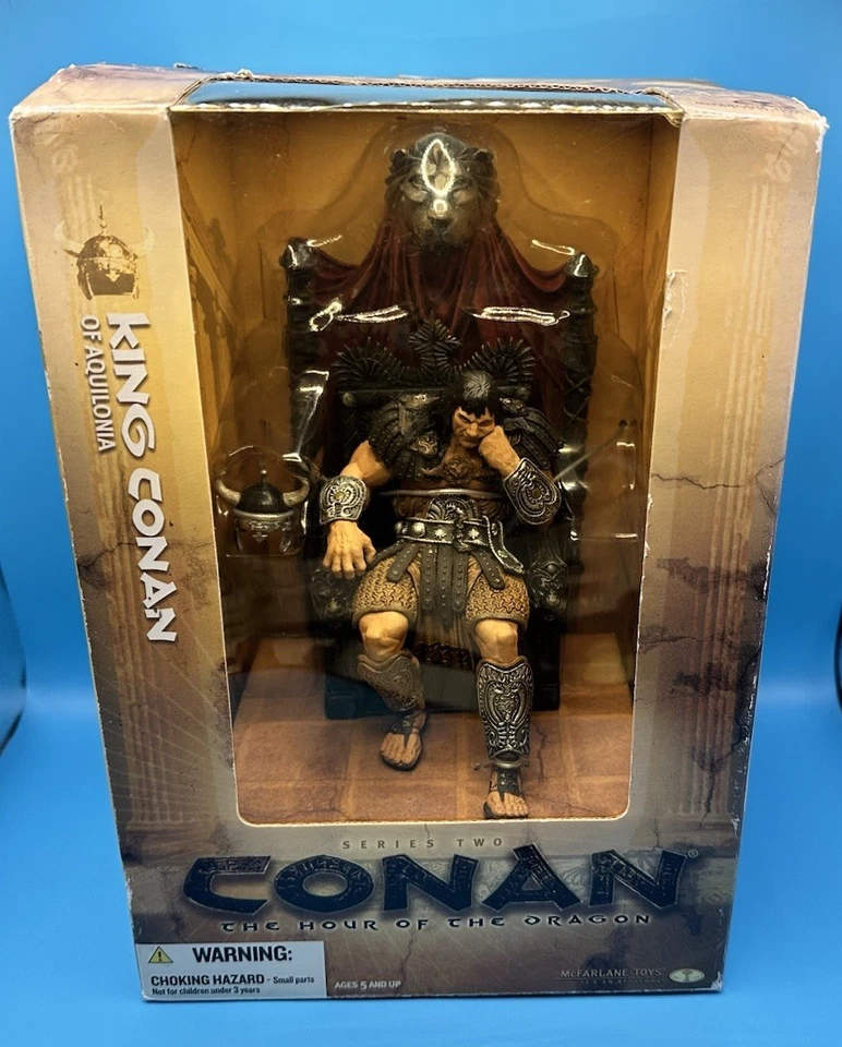 McFarlane Conan The Hour Of The Dragon Seri 2 King Conan Of Aquilonia Brand New - Image 1 of 3