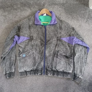 Vintage Levi's Herren Jacke Extra Large Grau Acid Wash - 90er Levis Sport Jeans - Bild 1 von 11