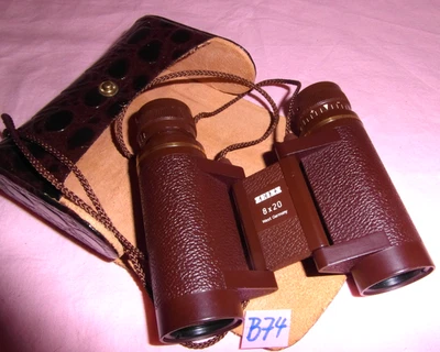 ZEISS FERNGLAS 8x20 braun - WEST GERMANY, SONDER-EDITION; binoculars (B74) - Bild 1 von 4