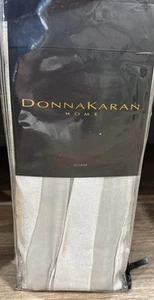 Donna Karan Home King Pillow Sham (1)Silver Tidal Collection Two Tone -Opened - Picture 1 of 8