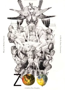 Movie poster B2 size Yuko Higuchi ZOO A Zed & Two Noughts - Picture 1 of 1