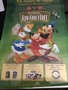 Poster: Walt Disney's Fun and Fancy Free: original Mickey Donald And Goofy #2 - Picture 1 of 6