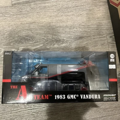 Greenlight 1/18 Scale Diecast 13521 - 1983 GMC Vandura - The A-Team SEALED - Image 1 of 3