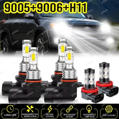 Kit de lâmpada de neblina para farol de LED utilitário esportivo limitado 2006-2012 para Toyota RAV4 - Imagem 1 de 4