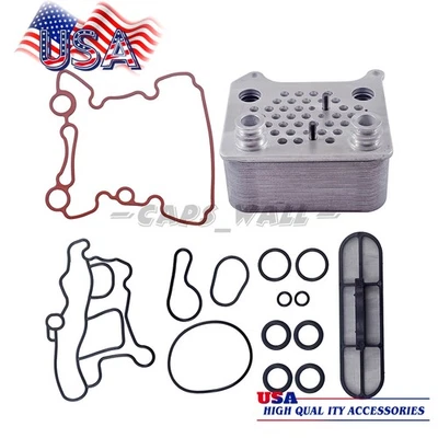 New Engine Oil Cooler kit EGR 3C3Z6A642CA Fit Ford 6.0L Powerstroke Diesel Foto 1 de 4