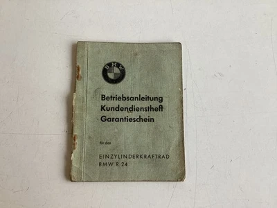 BMW Bedienungsanleitung R 24 original 32-seitig beschriftet ca. 1950 selten ! - Bild 1 von 4