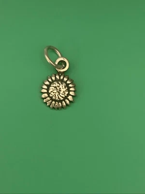 Dije de joyería de plata esterlina mini girasol #jardín #verano Foto 1 de 3