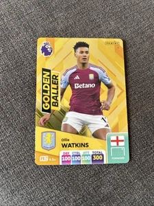 Golden Baller Ollie Watkins Adrenalyn XL 2025 Aston Villa - Picture 1 of 2
