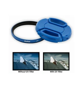 Vivitar 52mm UV Filter and Snap-On Lens Cap (Blue) VIV-FKSC-52-BLU - Picture 1 of 1