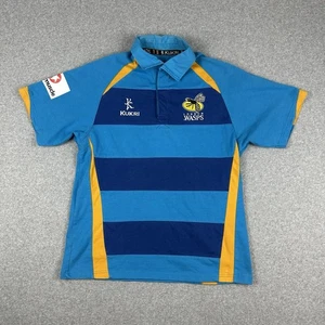 Camisa Polo London Wasps Rugby Union Kukri Para Hombre Talla M Azul Rayas Avispa Logo - Imagen 1 de 12