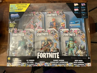 NUEVO Paquete de cinco figuras Fortnite OG Legendary Series 6" con código extra sellado Foto 1 de 4