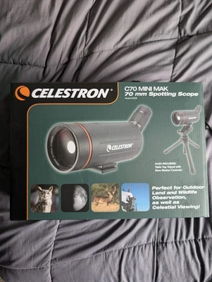 Celestron c70 mini mak spotting scope Used Once Effectively New - Image 1 of 4
