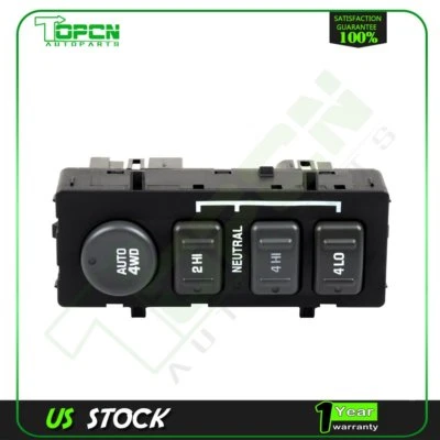 Fits Chevy Silverado GMC Sierra 1500 1999-2002 4WD 4-Wheel Drive Selector Switch - Image 1 of 4