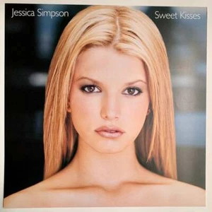 Jessica Simpson - Sweet Kisses pop music album flat / poster (1999) - Picture 1 of 2