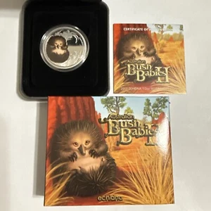 2013 Australian Bush Babies Echidna 1/2oz 999 Silver Proof Perth Mint - Picture 1 of 3