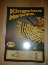 1998/99 KINGSTON HAWKS HULL V EDINBURGH CAPITALS & GUILDFORD FLAMES ICE HOCKEY