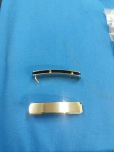 Pantalones de mezclilla artesanales de cuero con hebilla de cinturón de 10 X 1/2" atornillados acabado de níquel damas - Imagen 1 de 4