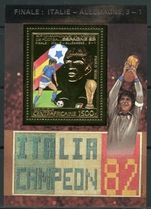 Centro Africana 1983 Fútbol España Spain Paolo Rossi Dorado Colección 235A