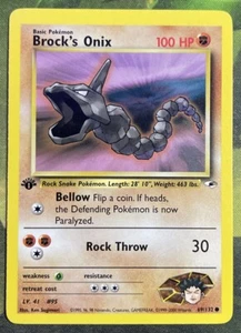 1a Edición Brock's Onix 69/132 - Gimnasio Héroes - Casi Como Nuevo - Imagen 1 de 2