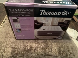 Thomasville Adjusta Comfort Queen Air Mattress Built-in Pump Retail $289.99 - Picture 1 of 3