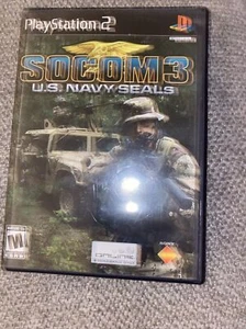SOCOM 3 US Navy SEALs (Sony PlayStation 2, 2005) PS2 Complete w/ Box & Manual - Picture 1 of 3