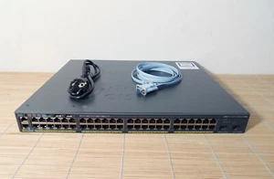 Katalizator Cisco WS-C2960X-48LPD-L 2960-X 48 GigE PoE 370W 2 x 10G SFP + podstawa LAN - Zdjęcie 1 z 1