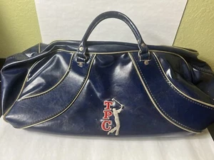TPC GOLF BAG VINTAGE FAUX LEATHER 24x18 DUFFLE LUGGAGE CARRY COOL ITEM FAST SHIP - Picture 1 of 9