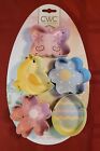 CWC COOK WITH COLORS 5 PIECE SPRING/EASTER COOKIE CUTTERS NIP