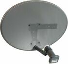 Sky Zone 1 Dish & Wall Mount Mk4 - For Sky And Freesat + 4 Way Quad Lnb