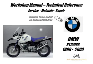 BMW R1150GS R1150 GS Service Repair Workshop Manual USB 1998 - 2003 - Picture 1 of 10