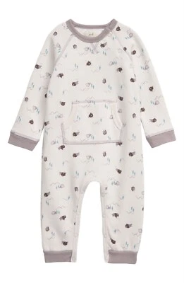 PEEK Essentials сиренево-синий бизон уютный флисовый цельный карман AZIZ комбинезон 12-18 М - Изображение 1 из 2