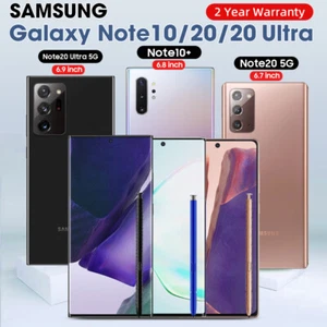 NEW Samsung Galaxy Note 10+/Note20/ Note 20 Ultra 5G GSM+CDMA Unlocked 2Yr Wty - Picture 1 of 12