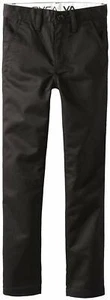 RVCA Big Boys' Weekday Pant, Black, 22 - Picture 1 of 2