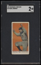 1909 Dockman & Sons Gum (E92) # Hugh Jennings  SGC 2