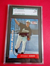 Aaron Myette, 1999 Team Best Baseball card #35, Birmingham Barons, SGC NM-MT-92